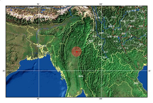 緬甸地震暫未有人員傷亡距第二大城市117公里