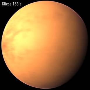 “超級(jí)地球”行星Gliese 163c，可能孕育微生命