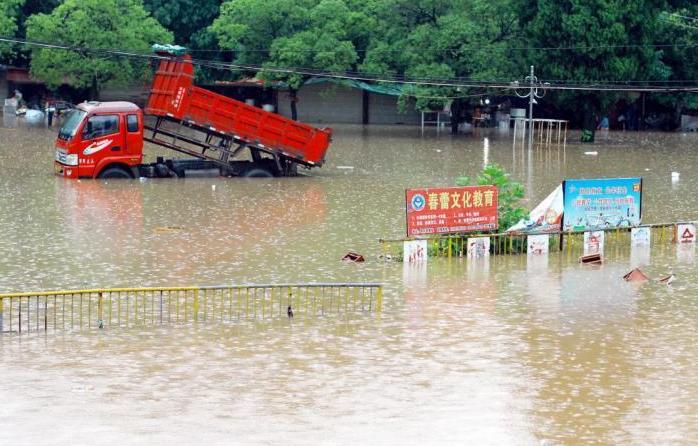 中國南方遭暴雨襲擊 多地出現洪澇